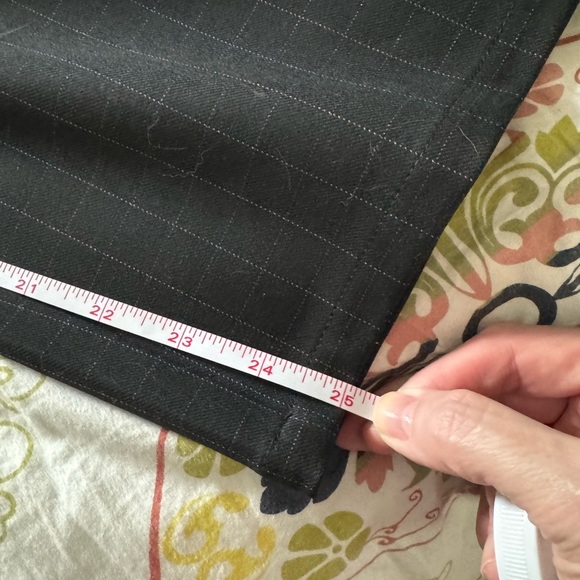 S-Deer check print, double belted pants. Size XL - Picture 6 of 8